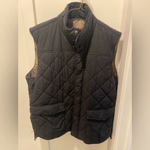 Barbour Men's Black Boxley Gilet Full Zip Quilted Vest